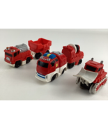 Fisher Price Geotrax Rapid Rescue Set Fire Truck Engine Snow Plow Hose V... - $32.41 CAD
