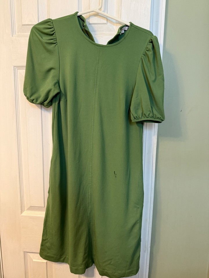 Boden Dress Womens US  4 UK 8Green Short Sleeve Pencil Jackie-O Dress NEW - $29.69