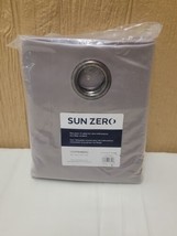 Sun Zero Lichtenberg Single Panel OSL-GR Silver 52x63&quot; Grommet - £20.10 GBP