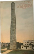 Postcard, Bunker Hill Monument, Charlestown, Massachusetts, Breeds Hill - £7.83 GBP