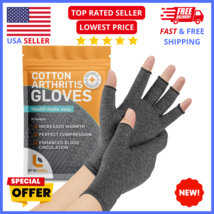 Arthritis Gloves Open Finger Comfortable Support Hand Pain Relief- Carpa... - $11.17