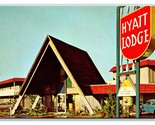 Hyatt Lodge Motel Eugene Oregon OR UNP Chrome Postcard L18 - $3.51
