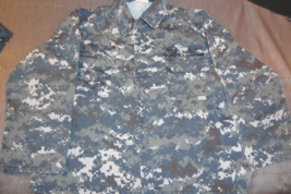 Navy Blue Digital Camo Blueberry Uniform Youth Jacket Coat Kids Size 12 - £15.65 GBP