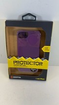 Griffin Protector Case For iPhone 5 5s SE * Rugged Extra Thick Gel Matte Purple - £6.96 GBP