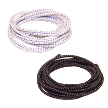Elastic No Tie Shoelaces for Adults and Children (2-Pack) Black and White - $7.99