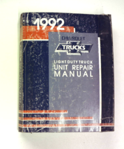 1992 Chevrolet GMC Light Duty Truck Unit Repair Factory Service Repair Manual - $13.16
