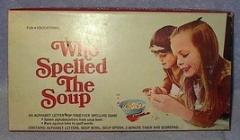 Vintage Who Spelled the Soup Educational Children&#39;s Game - $11.95