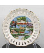 Vintage 1950&#39;s Algonquin Park in Canada MCM Souvenir Plate Made in Japan - $343.01 MXN