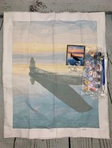 Sky Boat girl Paint by Number Kit Craft Kit Sea Landscape art Painting - $20.19