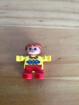 Lego Duplo Red-Headed Baby Boy Infant Toddler 1.75&quot; Figure For Family Home House - £4.17 GBP