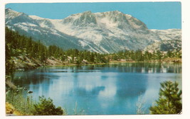 June Lake Carson Peak and High Sierras Pomona California Postcard Unused - £4.62 GBP