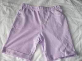 Garanimals 365 Kids Girls Knit Denim Pull On Bermuda Shorts Size 6 Lavender - £7.75 GBP