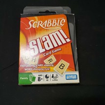 Scrabble Slam - Card Game fast playing card slapping word Fun Hasbro 8+ - $3.70