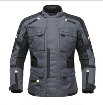 Men&#39;s Motorcycle Motorbike Armored Jacket Cordura Breathable Textile CE Armours - £56.09 GBP