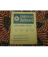 1973 Chrysler Outboard 20 HP Parts Catalog Manual Book 202 HF 203-
show ... - €25,69 EUR