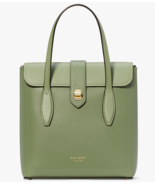 Kate Spade Essential NS Army Green Leather Tote Bag PXR00270 Satchel NWT... - £111.12 GBP