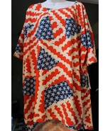 LuLaRoe Irma Americana Manche Courte 2X Neuf avec Étiquettes - $21.72 CAD