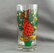 Twelve Days of Christmas 12oz Glass 11th Day Eleven Ladies Dancing 5-5/8 - £12.58 GBP