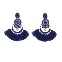 KPACTA 2019 New Design Ethnic Style Leather Drop Earrings Fashion Jewelry Women  - £16.88 GBP