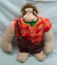 Walt Disney Store Large Soft WRECK-IT Ralph 16&quot; Plush Stuffed Animal Toy - £27.36 GBP