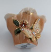 Butterfly Votive Candle Holders Family and Faith -Bradford Exchange Wings Of Joy image 7