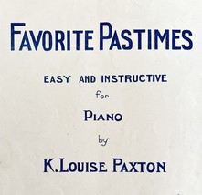 Jolly Little Brownies Sheet Music 1909 Piano Paxton Favorite Pastimes DW... - $19.99