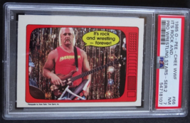 1985 OPC O-Pee-Chee WWF #66 Hulk Hogan It&#39;s Rock And Wrestling Card PSA 7 - £19.77 GBP