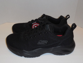 Skechers Stamina Airy SR Black Work Shoes Mens 10.5 Sneakers New 200117 - £53.79 GBP