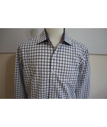 BRISTOL &amp; BULL Men&#39;s Long Sleeve Cotton Dress Shirt Flip Cuff size L - $16.82