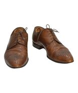 Louis Vuitton Brown Brogue Leather Lace Up Oxfords Size 9,5 UK / 10.5 US... - $397.47 CAD