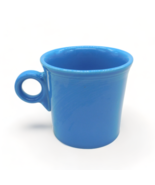 Fiesta Ware Peacock Blue Coffee Cup Mug Homer Laughlin Ring Handle - £13.02 GBP