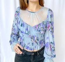 Free People daphne blouse in Blue - £45.73 GBP