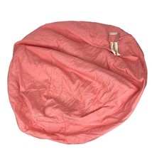 Pottery Barn Kids Twill Anywhere Slipcover B EAN Bag Cover Pink Coral 31&quot; Did - £51.60 GBP