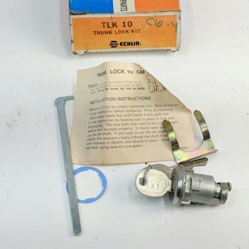 Napa Echlin TLK10 For Many 1958-1996 GM Acadian Beaumont Trunk Lock Kit ... - $20.67
