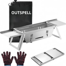 Small Portable Charcoal Grill: Mini Foldable Tabletop Grills For Camping... - €39,41 EUR