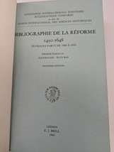 Bibliographie de la Réforme 1450-1648 by Jean Queguiner 1964 Exlibrary H... - £31.64 GBP