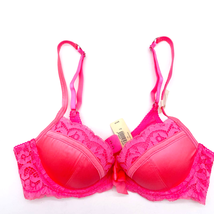 NEW Aerie Womens 32B Reese Lace Molded Underwire Bra Fuchsia Hot Pink Ba... - £19.25 GBP