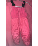 Weatherproof Girl Snow Bibs Snow pants Pink, Size 24 Months - $313.96 MXN