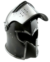 Medieval-Barbuda-Helmet-Armour-Helmet-Roman-knight-helmets-with-Inner-Liner - £94.02 GBP