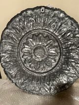 Embossed Floral Wall Tin in Distressed Metal - 20 inch image 5