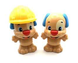 Mattel Fisher Price Laugh & Learn Puppy Dog Rattle 4" Construction & Puppy Dog - £5.58 GBP