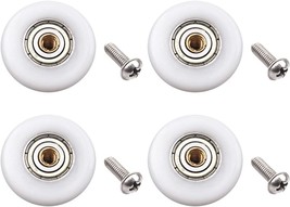 Atoplee 4 Pcs. Shower Door Rollers Runners Wheels - Replacement Part Bat... - £19.09 GBP