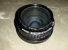 SMC PENTAX-A Camera Lense Lens 1:2 50mm with Kenko UV Filter SL-39 40mm Used - $99.00
