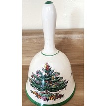 Vintage Spode Porcelain Christmas Tree Bell England S3324-G Holiday Charm - $221.19 MXN