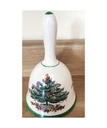Vintage Spode Porcelain Christmas Tree Bell England S3324-G Holiday Charm - $11.67