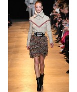 Isabel Marant Skirt Piero Ruffle Runway Silk Front Zipper NWT $1360 36 - $439.22 CAD