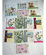 Lot of 12 Birthday Greeting Cards  with Matching Envelopes Gift Bag Stickers