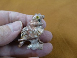 Y-BIR-VUL-3 red Vulture Buzzard carving Figurine soapstone Peru scavenge... - £6.75 GBP