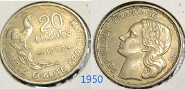 FRANCE 20 FRANCS 1950   - $3.00