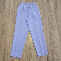 BonWorth Pull On Elastic Waist Purple Pants ~ Sz S ~ High Rise ~ 29.5&quot; Inseam - £17.92 GBP